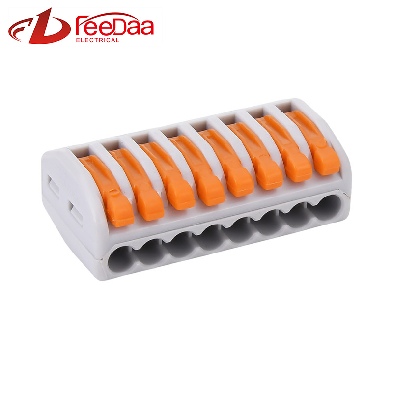 Conector de cablu rapid din seria WAGO 222 | 1 In 7 Out PCT-218