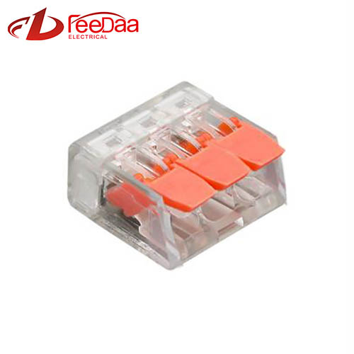 Conector de cablu rapid din seria WAGO 221 | 1 In 2 Out PCT-413