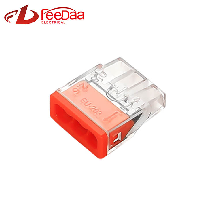 Conector de cablu rapid din seria WAGO 2273 | 1 In 2 Out EU-203