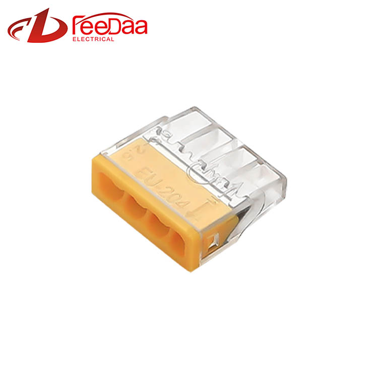 Conector de cablu rapid din seria WAGO 2273 | 1 In 3 Out EU-204