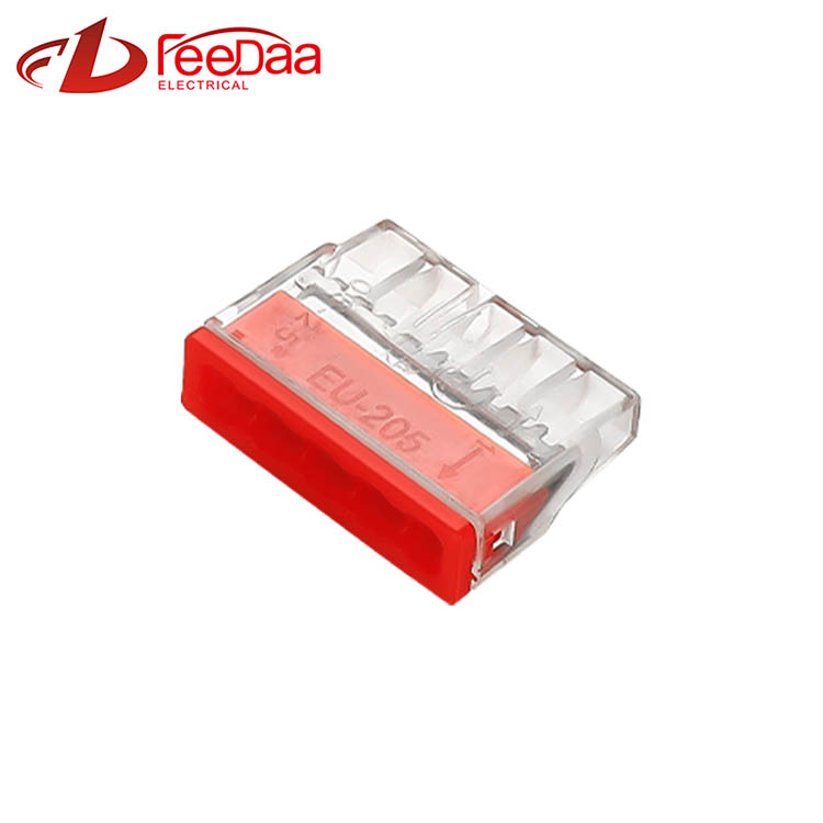 Conector de cablu rapid din seria WAGO 2273 | 1 In 4 Out EU-205